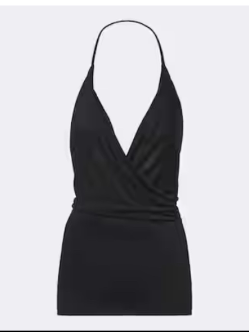 RICK OWENS draped wool and silk top - Picture 3 of 3
